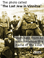 A Historian has finally uncovered the identity of the Nazi gunman in a haunting holocaust photograph. The 1941 image shows a Nazi soldier pointing a gun at the head of a man kneeling at the edge of a pit filled with bodies. With help from A.I., the gunman has been identified as 34-year-old Jakobus Onnen.